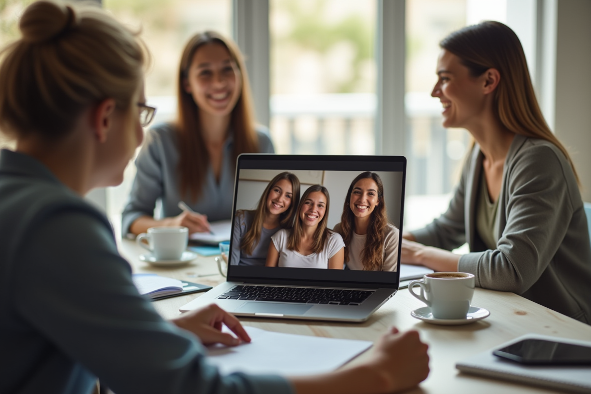 télétravail social